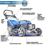 Key features of the lawnmower