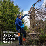Hyundai 20V Cordless Pole Saw, 2Ah Battery and Charger, Lightweight and Telescopic reach | HY20CPS