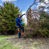 Hyundai 20V Cordless Pole Saw, 2Ah Battery and Charger, Lightweight and Telescopic reach | HY20CPS