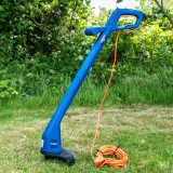 Really easy to use: No petrol or oil to mess around with and no batteries to charge